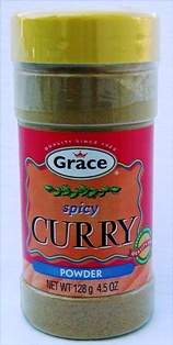 GRACE CARIBBEAN TRADITION HOT CURRY POWDER 4 OZ. 

GRACE CARIBBEAN TRADITION HOT CURRY POWDER 4 OZ.: available at Sam's Caribbean Marketplace, the Caribbean Superstore for the widest variety of Caribbean food, CDs, DVDs, and Jamaican Black Castor Oil (JBCO). 